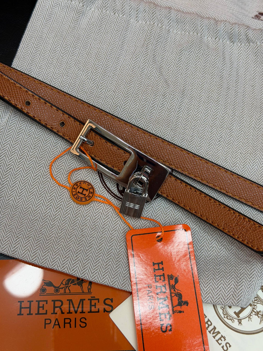 Hermes İthal Kemer Silver Aksesuar 1.7 cm
