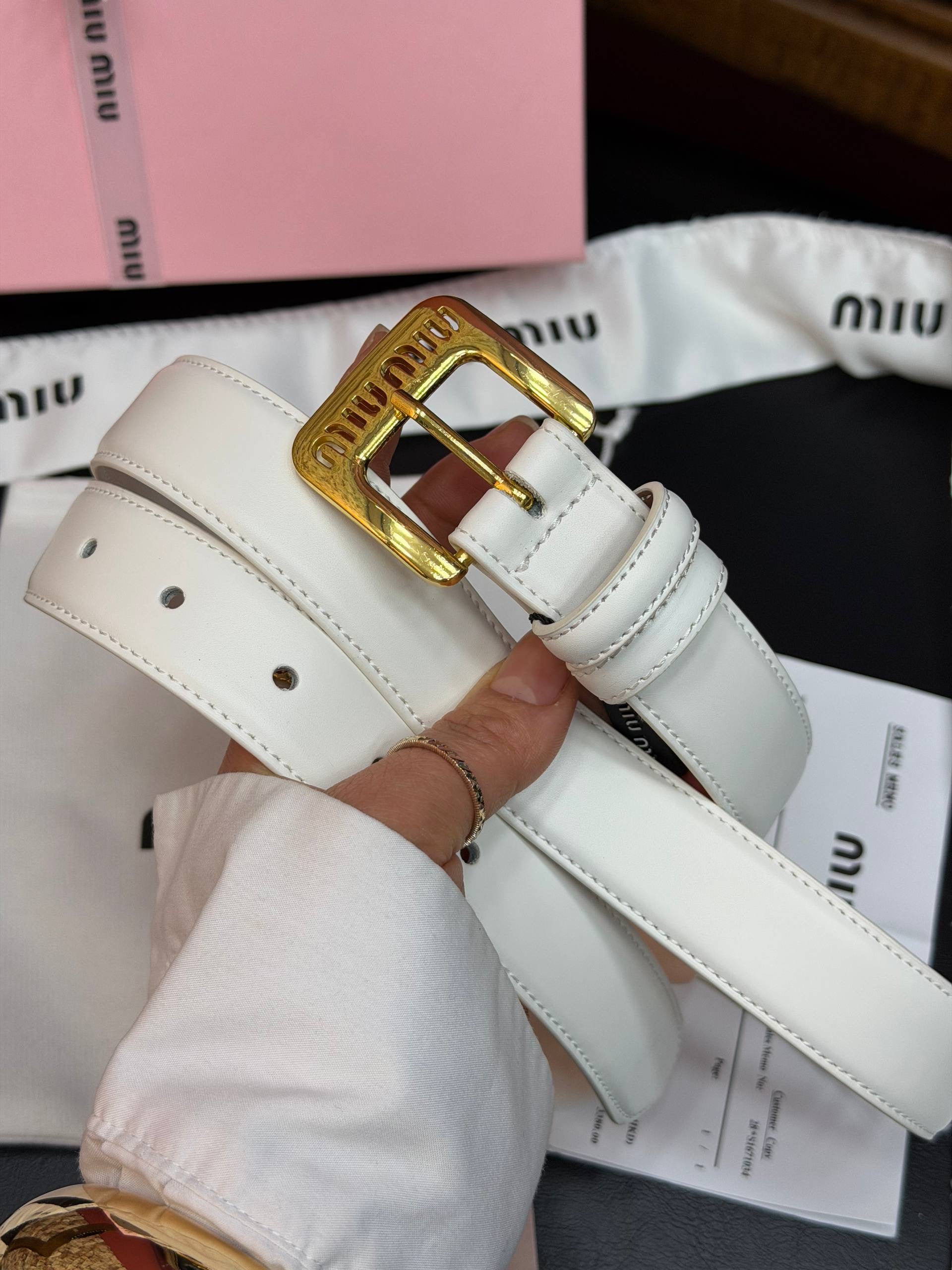 MiuMiu İthal Kemer 2,8 cm