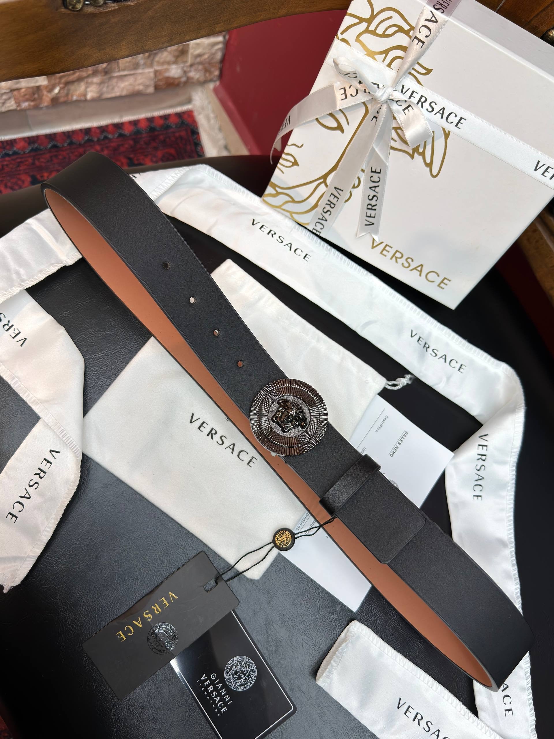 Versace İthal Kemer 3,7 cm