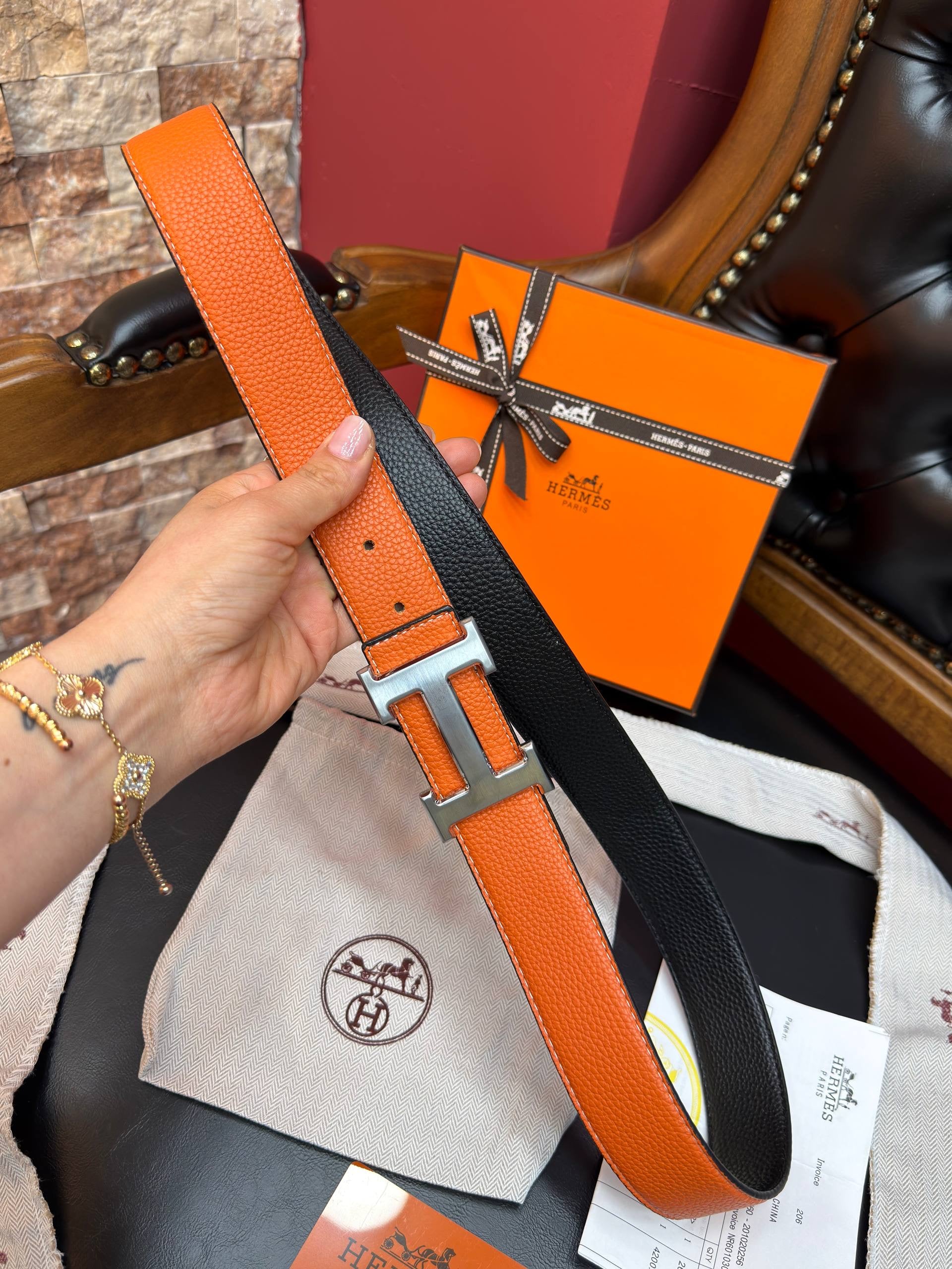 Hermes İthal Kemer 3,5 cm