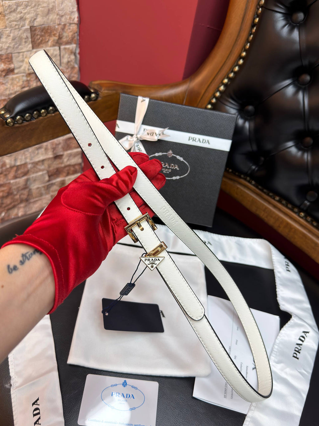 Prada İthal Kemer 1,9 cm