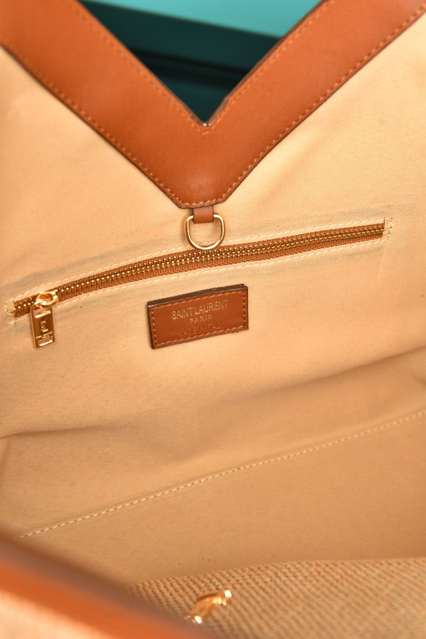 YVES SAINT LAURENT- Y Tote in Leather Bag (2 Renk)