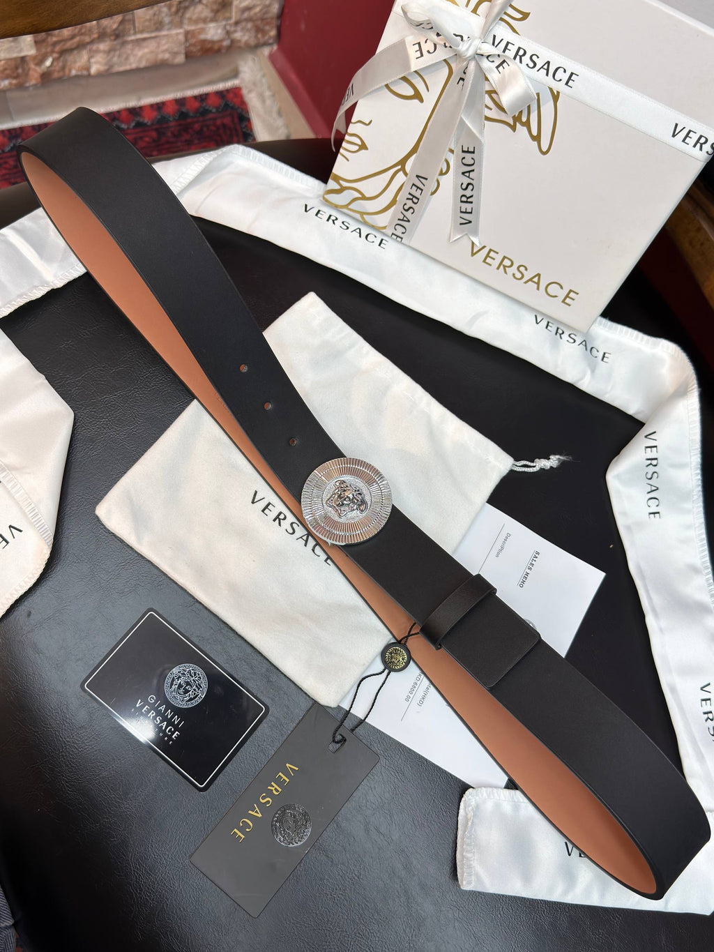 Versace İthal Kemer 3,7 cm