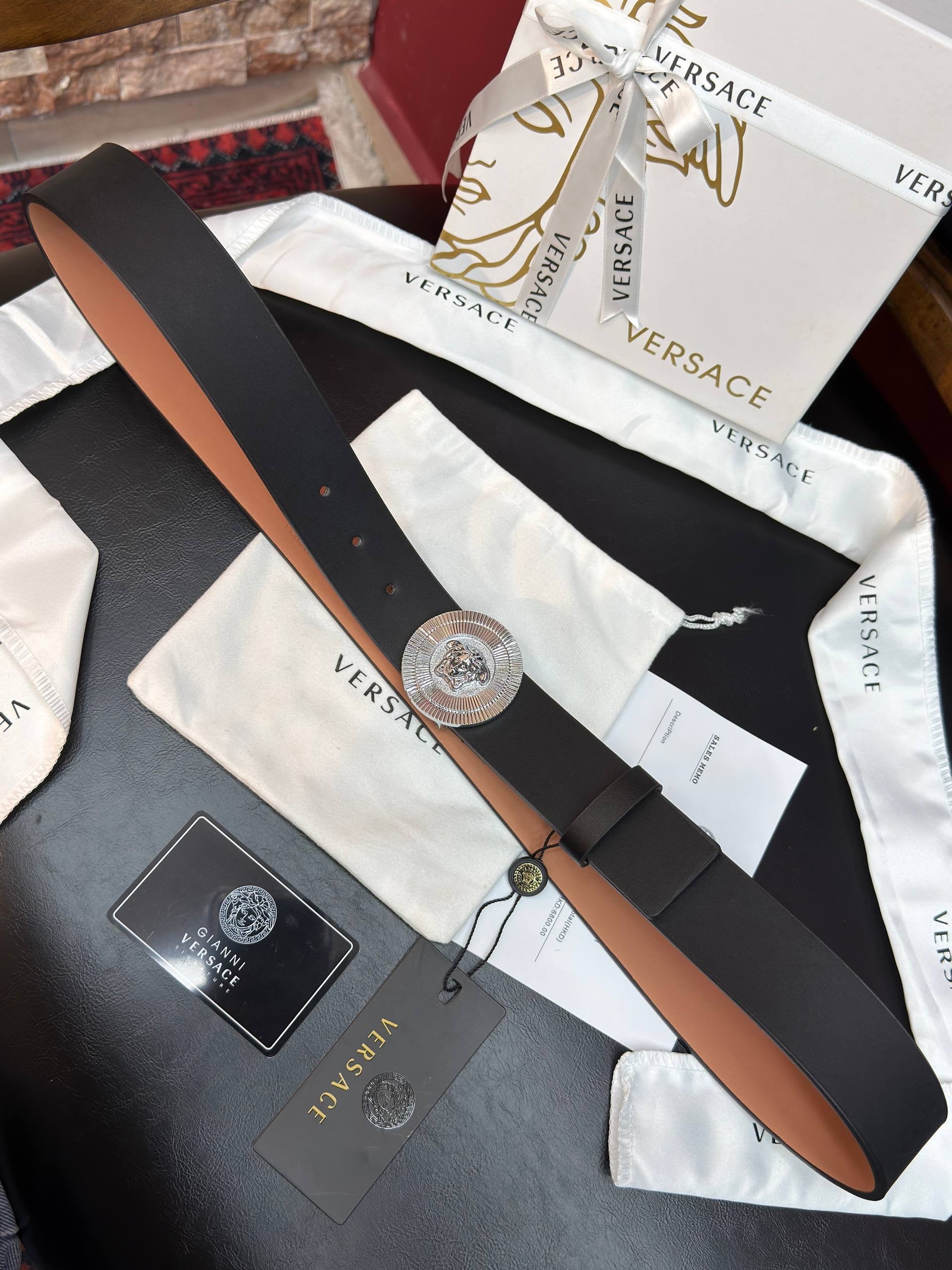 Versace İthal Kemer 3,7 cm