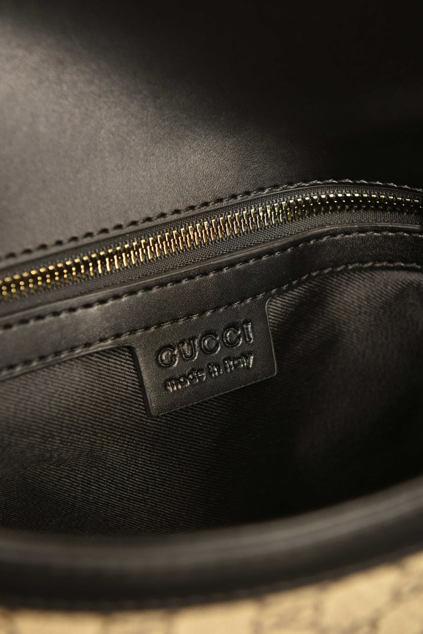 GUCCI - Horsebit Shoulder Bag in Leather (4 Renk)
