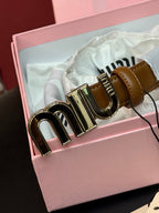 MiuMiu İthal Kemer 2,5 cm