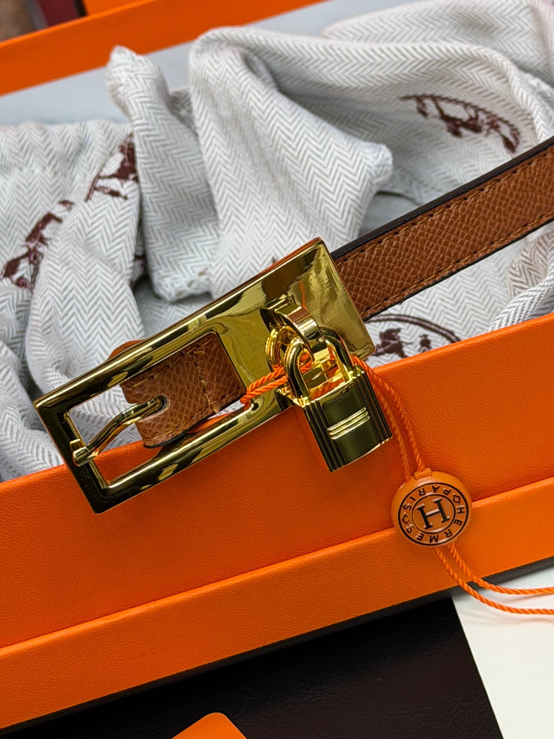 Hermes İthal Kemer Gold Aksesuar 1.7 cm