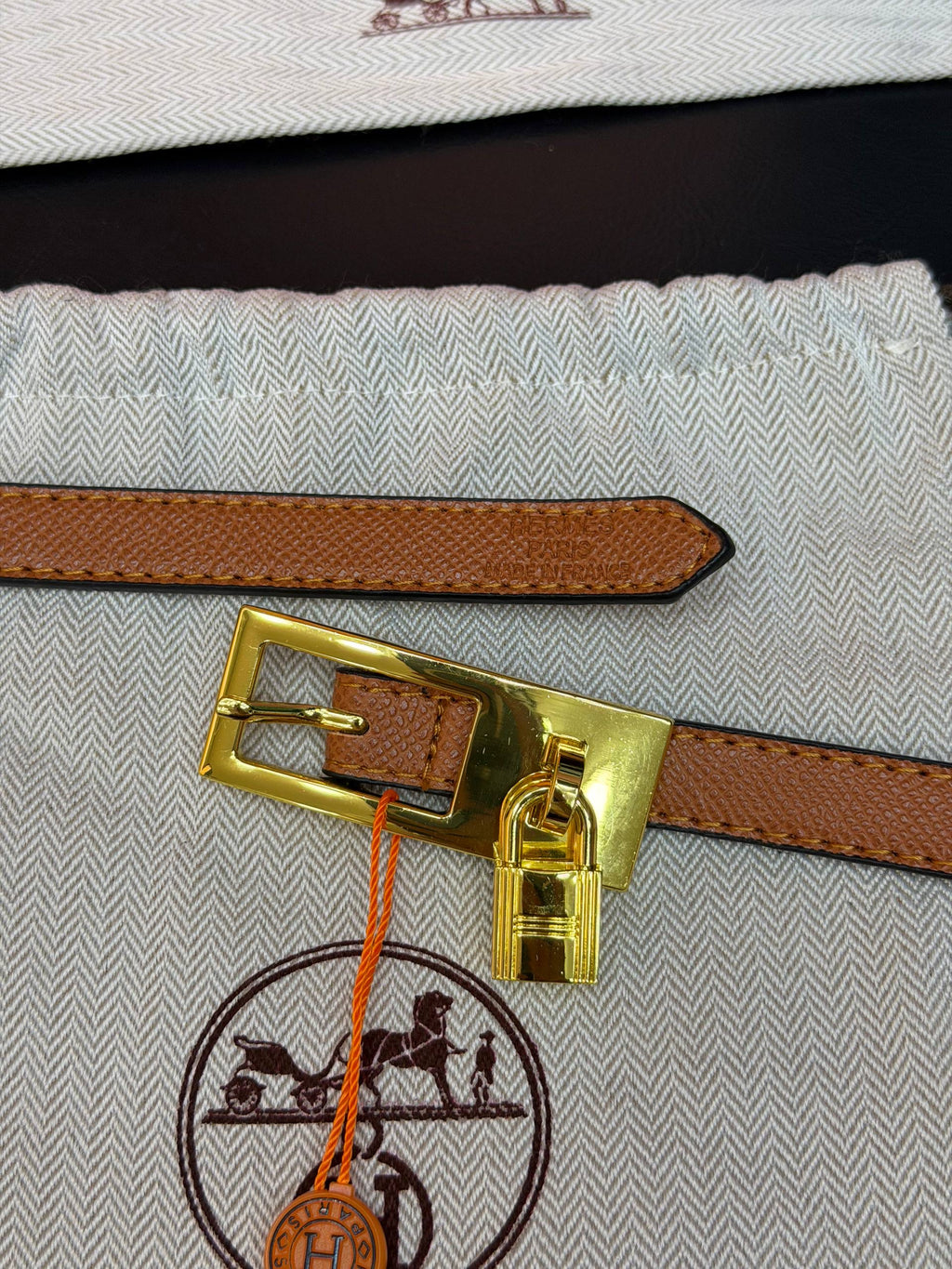 Hermes İthal Kemer Gold Aksesuar 1.7 cm