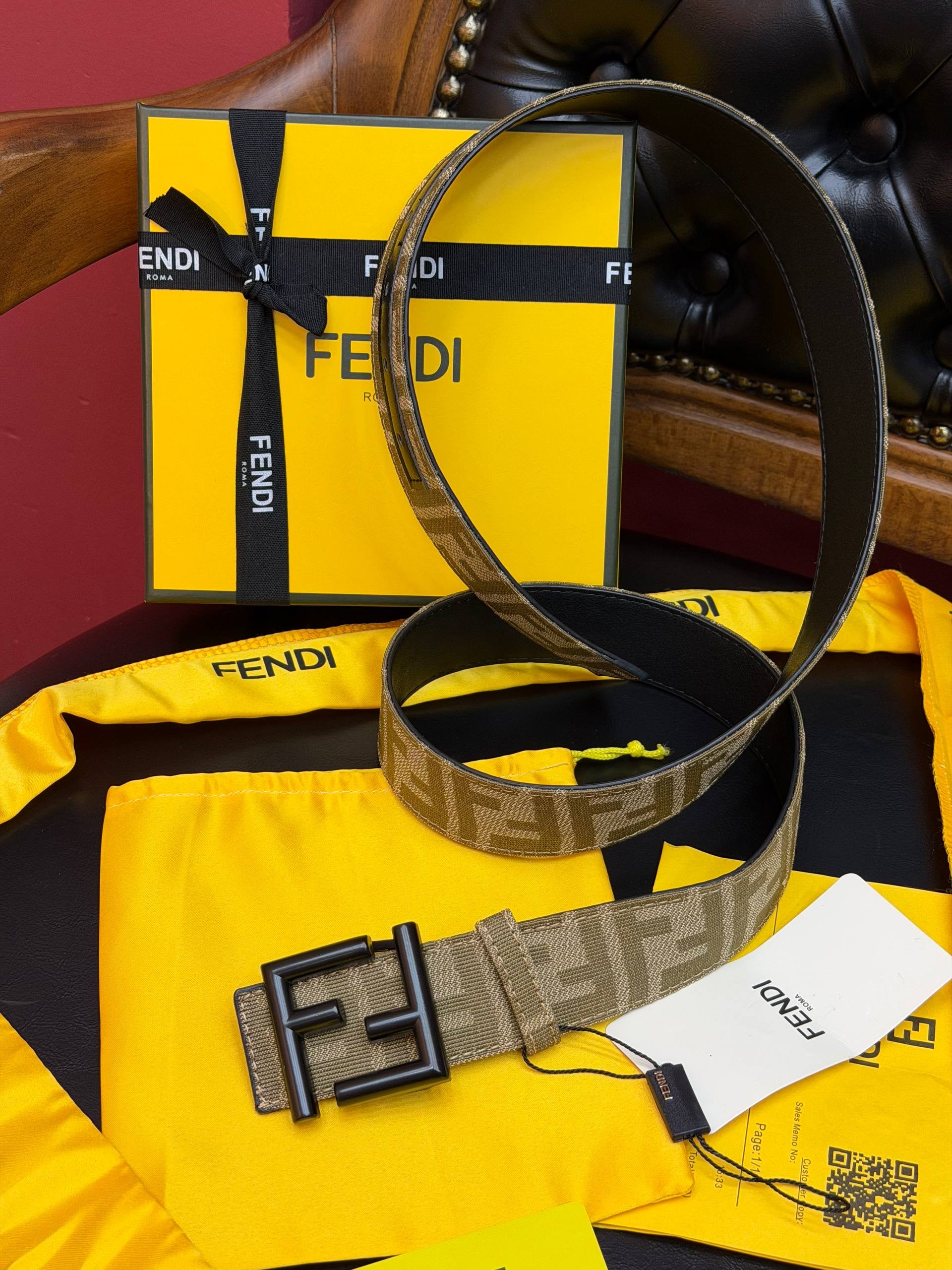 Fendi İthal Kemer 3,7 cm