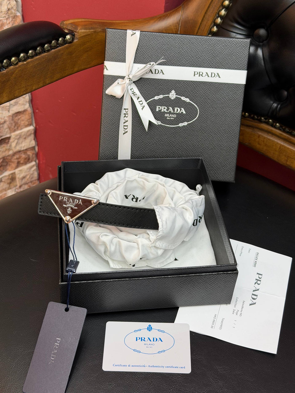 Prada İthal Kemer 2,3 cm