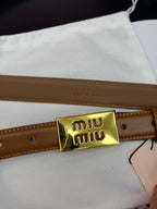 MiuMiu İthal Kemer 2,5 cm