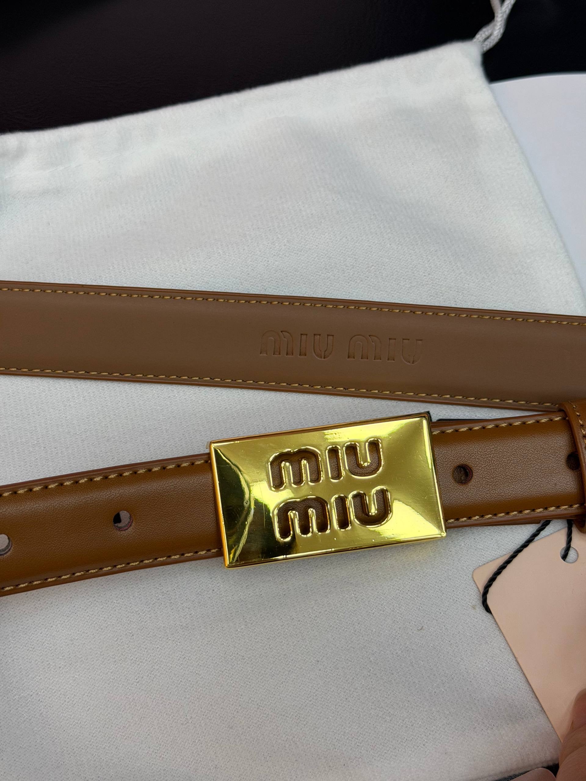 MiuMiu İthal Kemer 2,5 cm