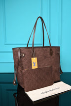LOUIS VUITTON - Neverfull Empreinte MM in Suede (2 Renk)