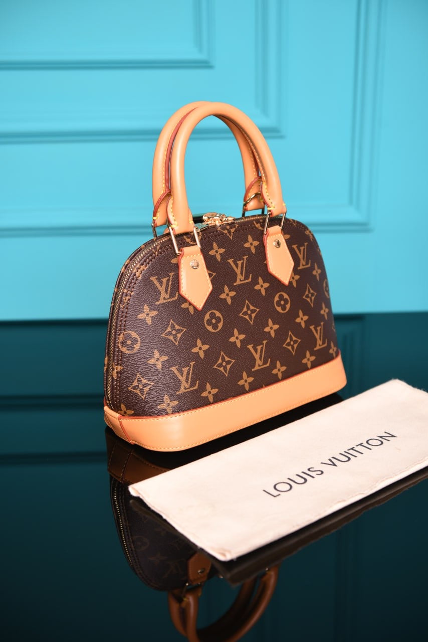 LOUIS VUITTON - Alma BB Bag in Suede (6 Renk)