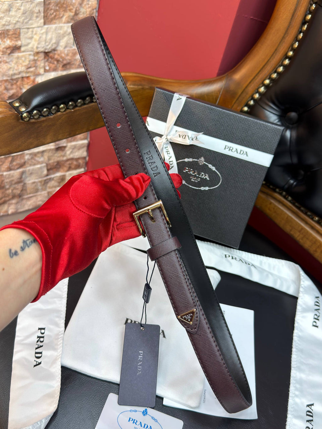 Prada İthal Kemer 2,4 cm