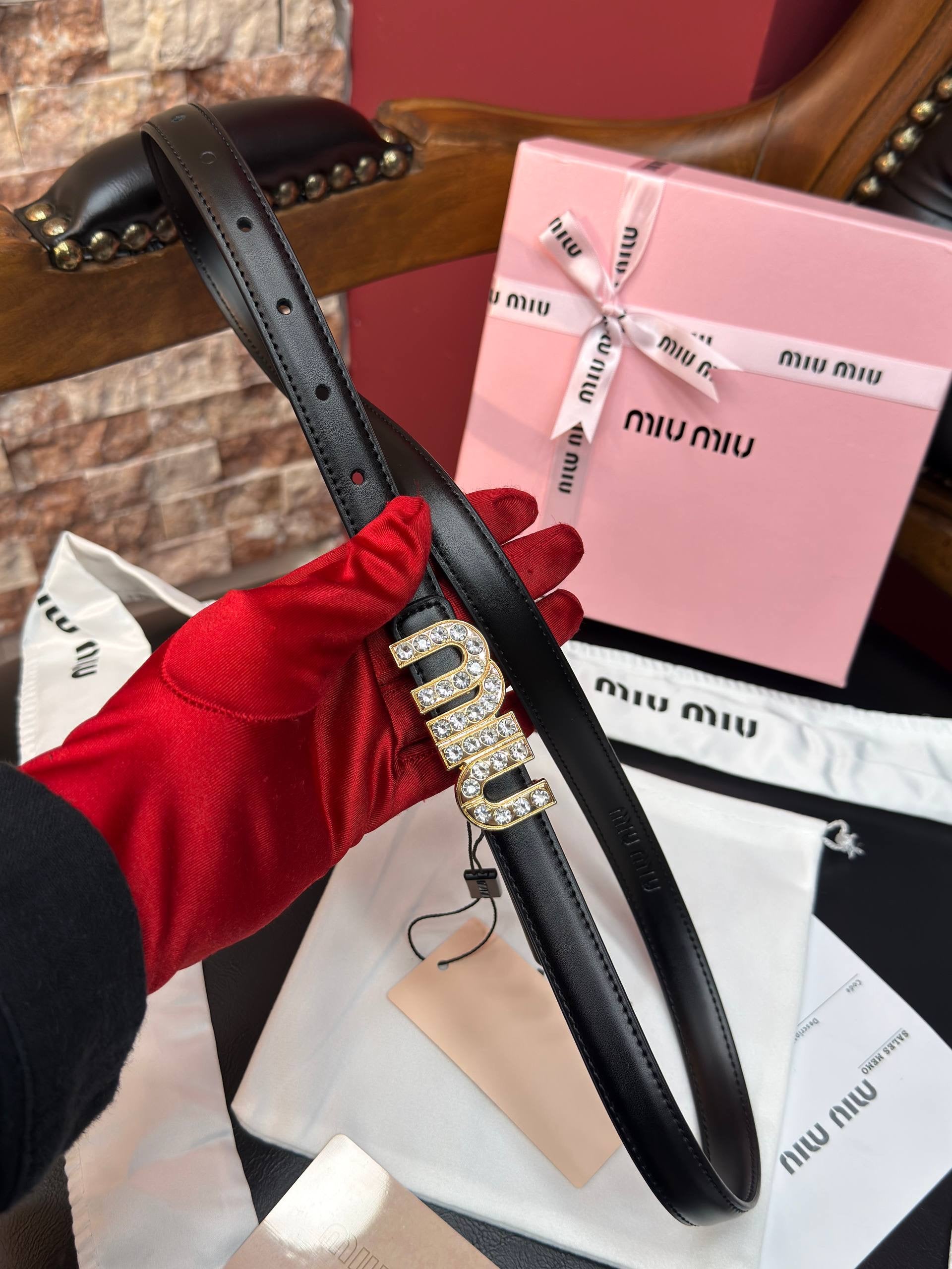 MiuMiu İthal Kemer 1,7 cm