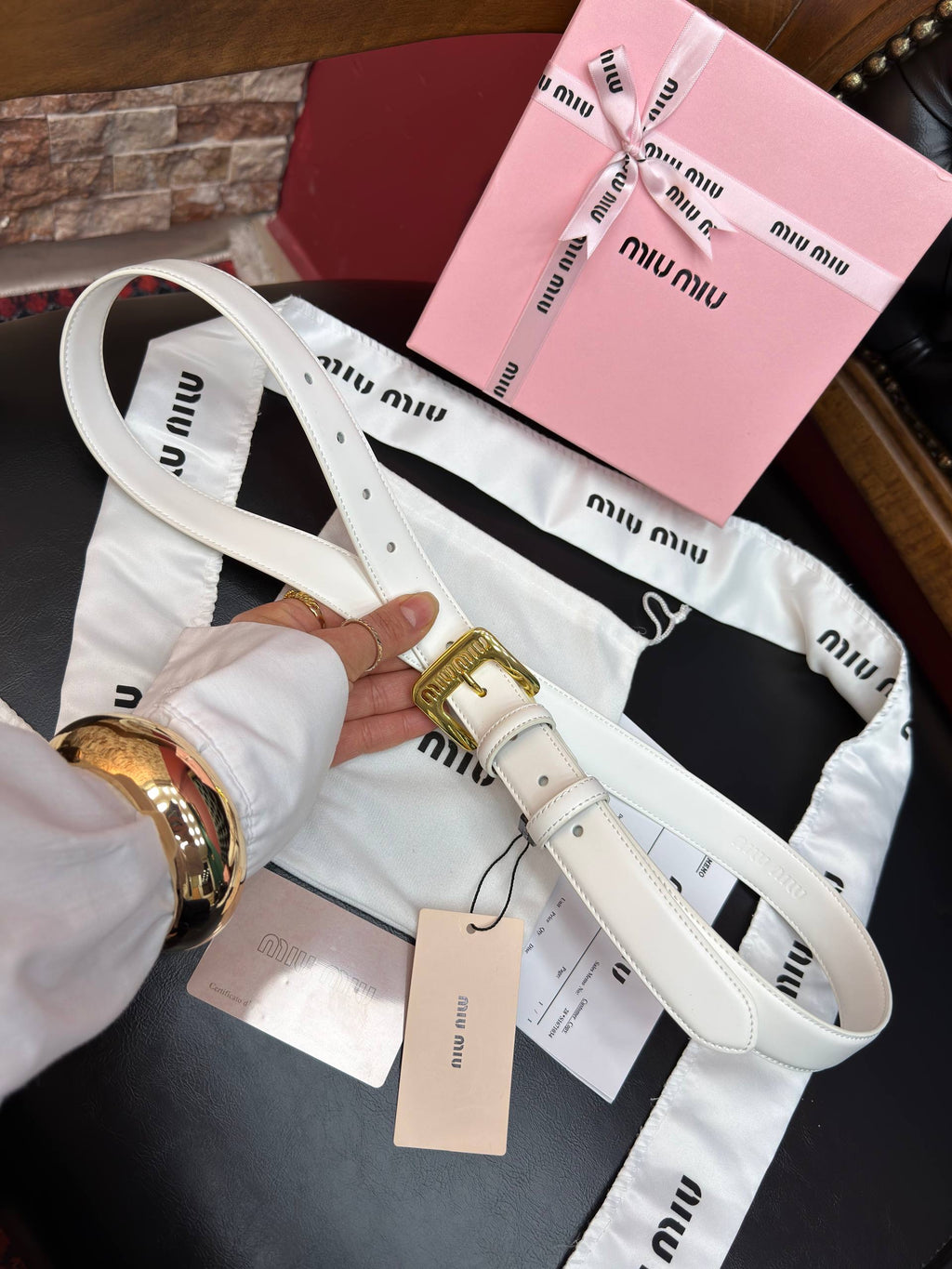 MiuMiu İthal Kemer 2,8 cm