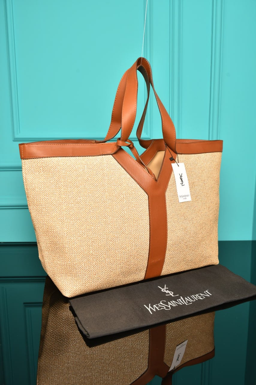 YVES SAINT LAURENT- Y Tote in Leather Bag (2 Renk)