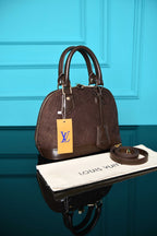LOUIS VUITTON - Alma BB Bag in Suede (3 Renk)