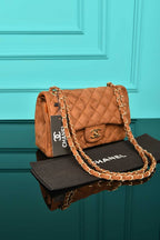 CHANEL - 2.55 Double Flap Bag in Suede (5 Renk)