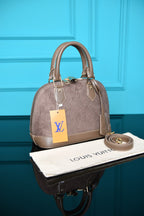LOUIS VUITTON - Alma BB Bag in Suede (3 Renk)