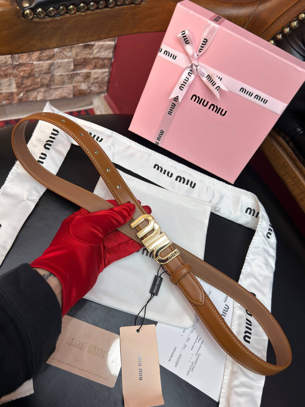 MiuMiu İthal Kemer 2,5 cm