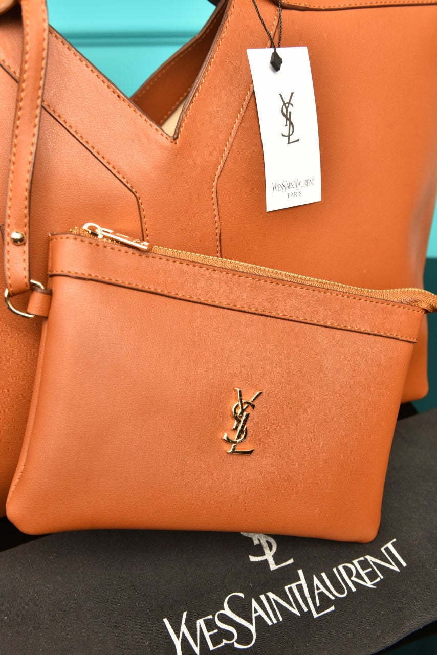 YVES SAINT LAURENT- Y Tote in Leather Bag (4 Renk)
