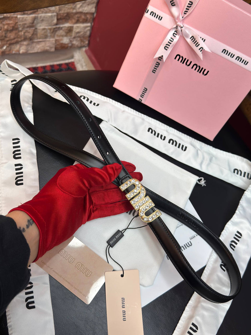MiuMiu İthal Kemer 1,7 cm