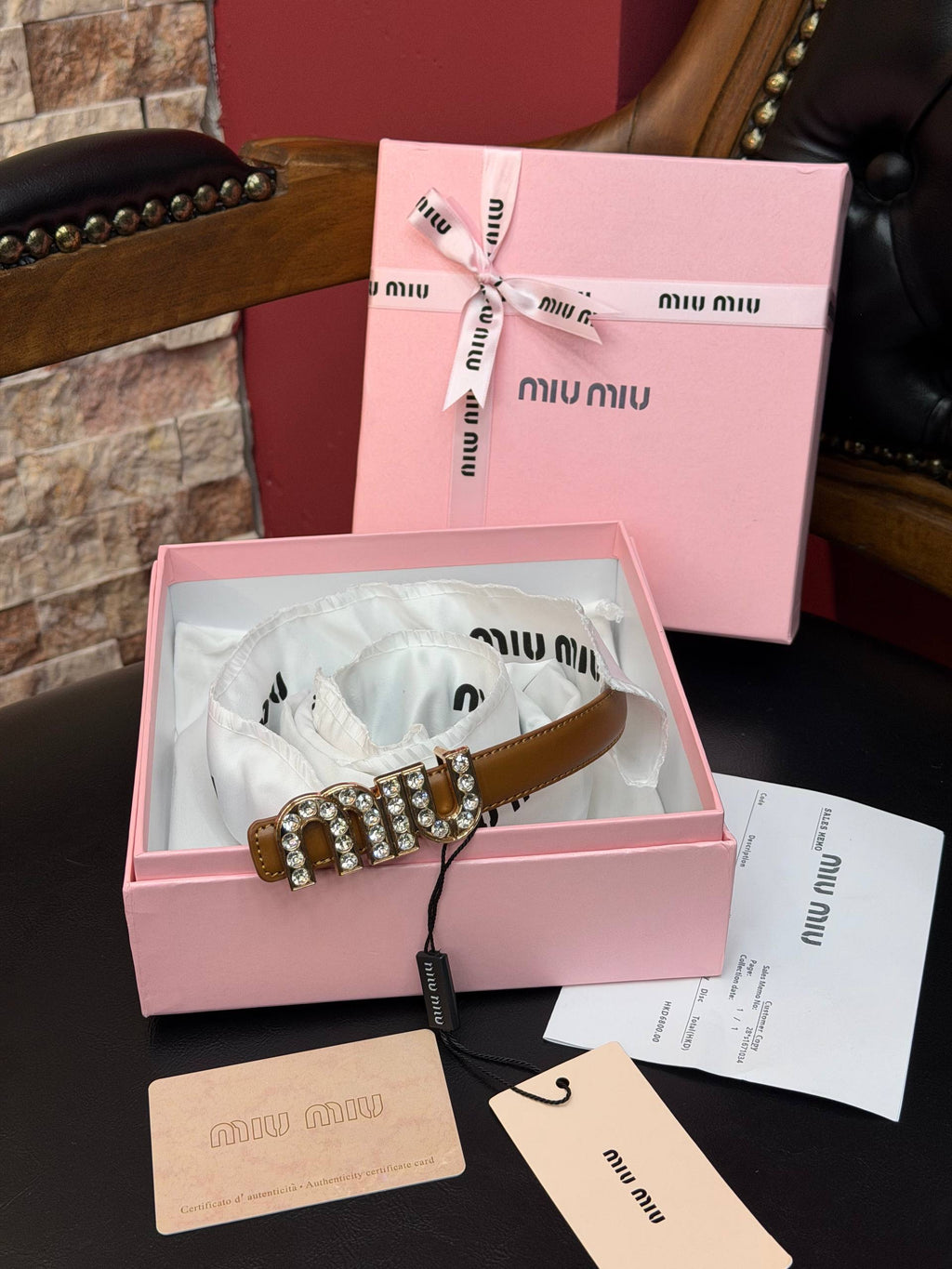 MiuMiu İthal Kemer 1,7 cm