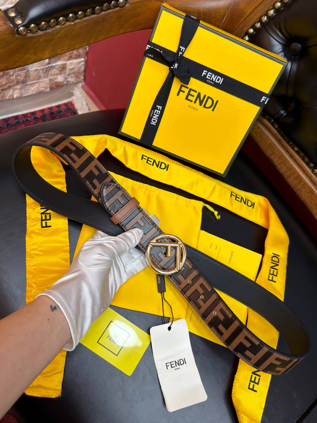 Fendi İthal Kemer 3,5 cm