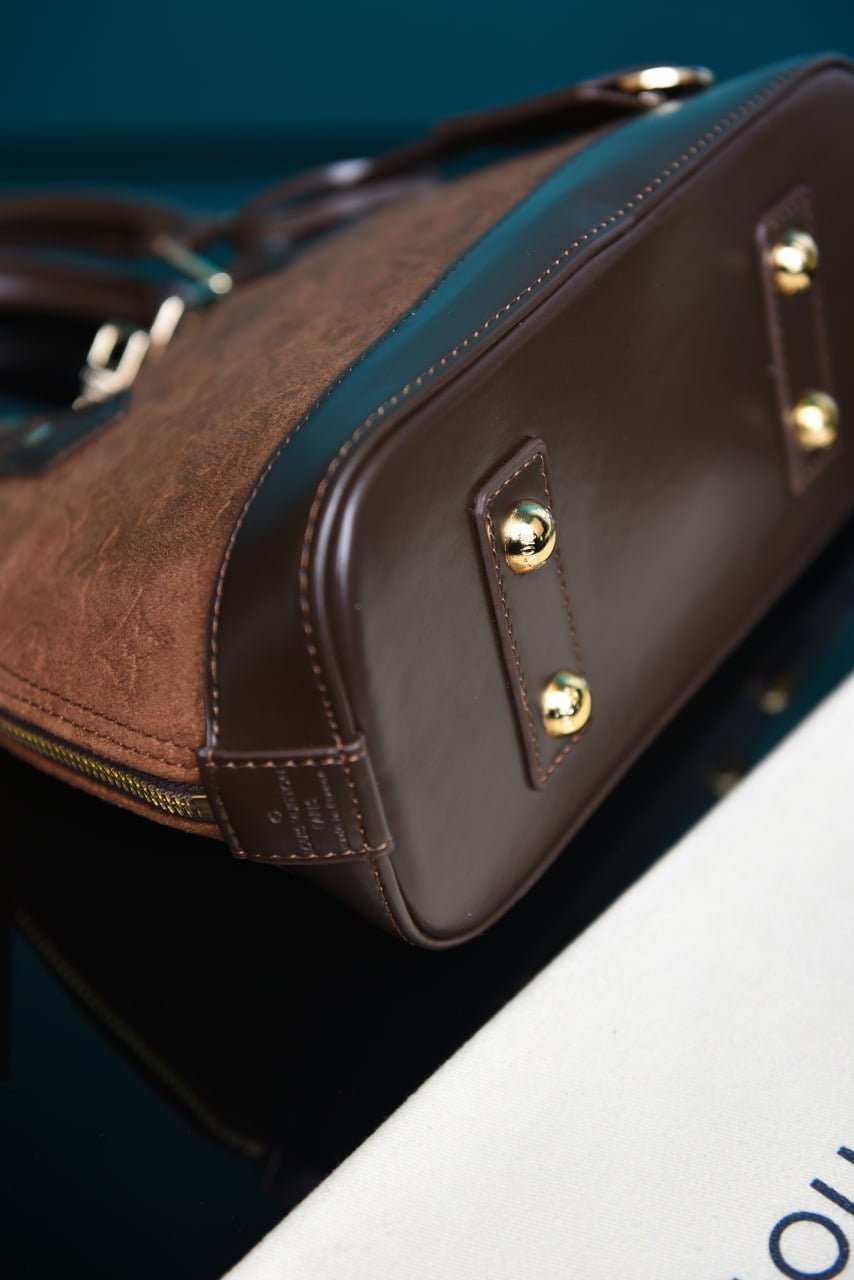 LOUIS VUITTON - Alma BB Bag in Suede (3 Renk)