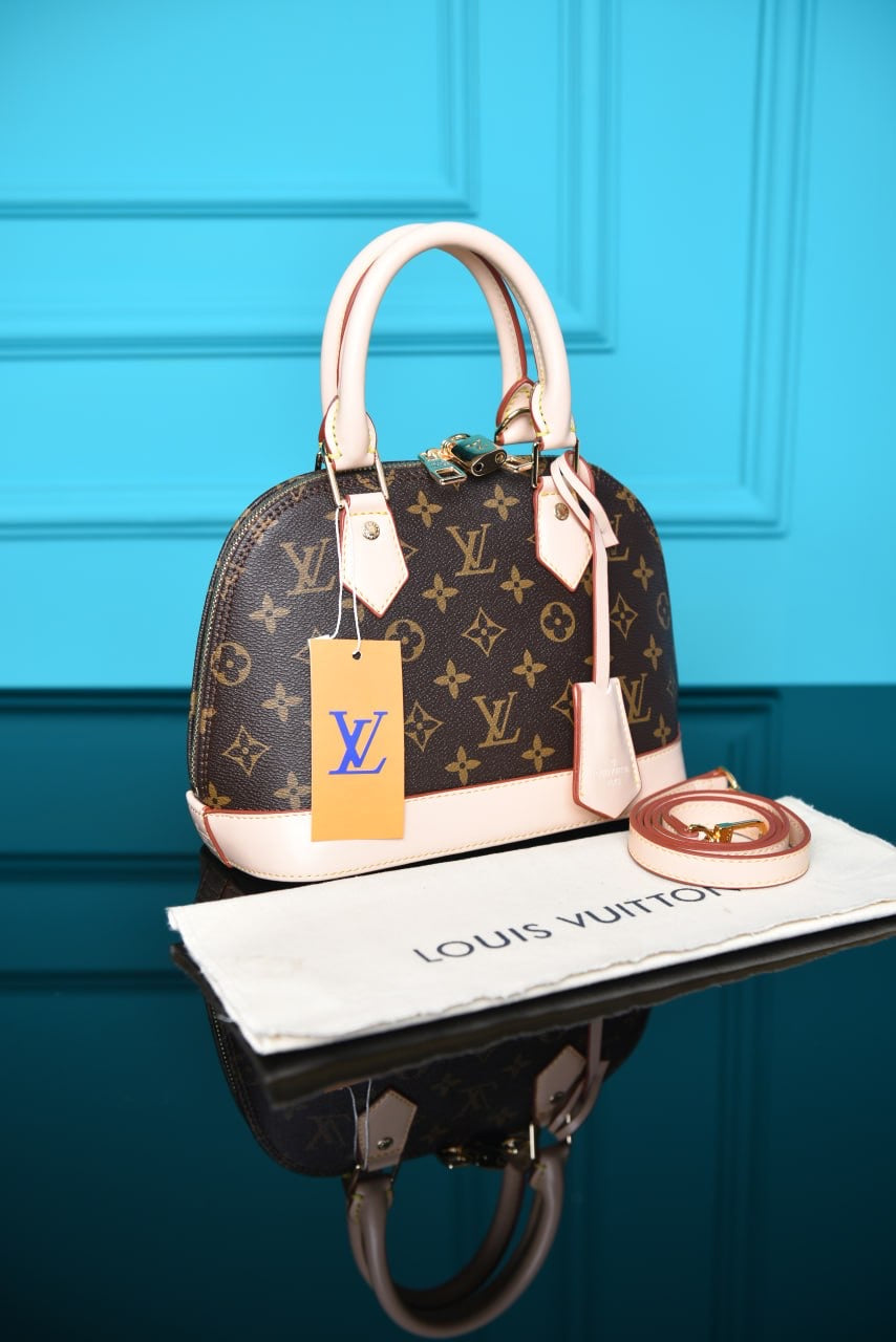 LOUIS VUITTON - Alma BB Bag in Suede (6 Renk)