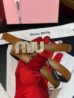 MiuMiu İthal Kemer 1,7 cm