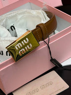 MiuMiu İthal Kemer 2,5 cm
