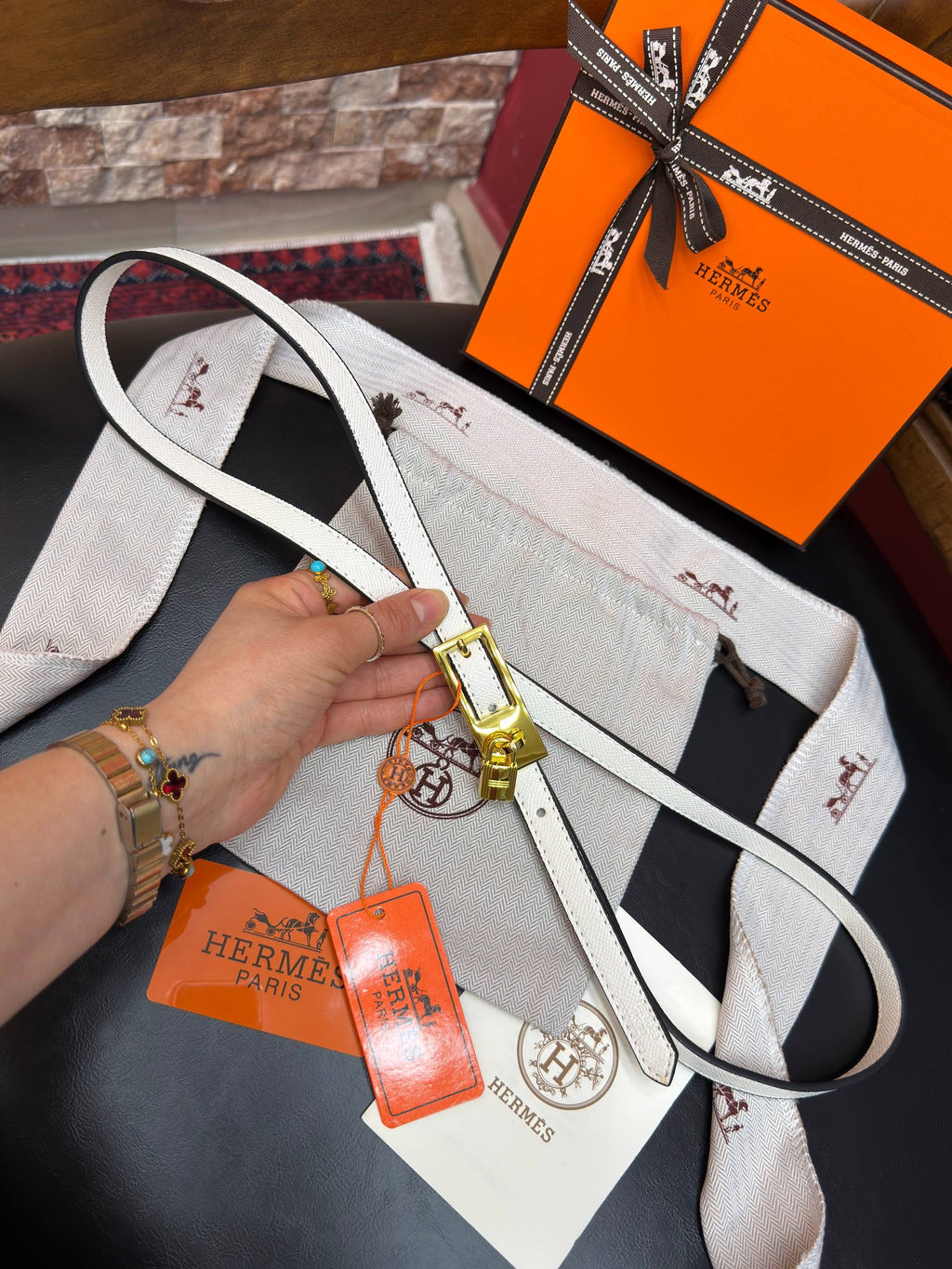 Hermes İthal Kemer Gold Aksesuar 1.7 cm