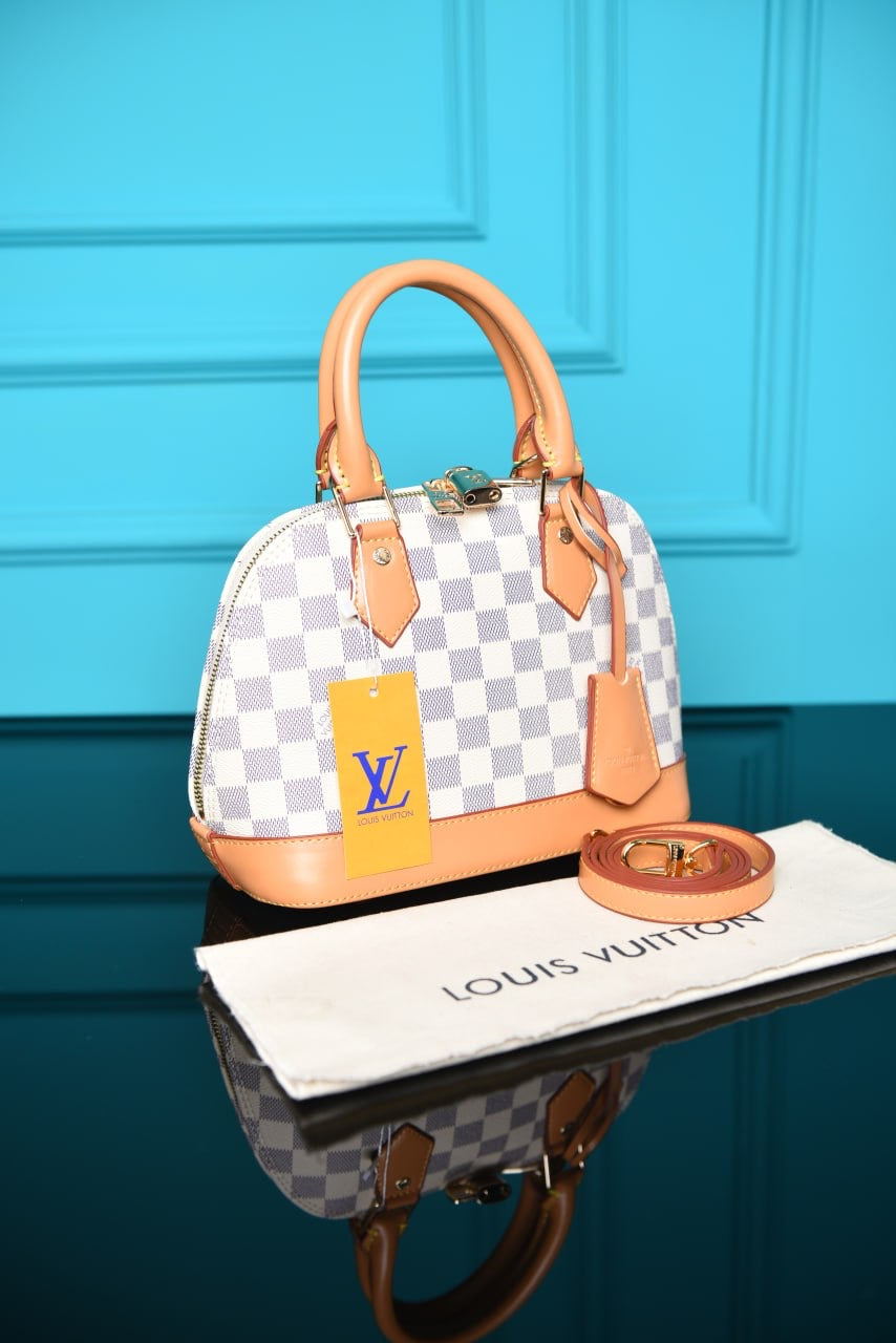 LOUIS VUITTON - Alma BB Bag in Suede (6 Renk)