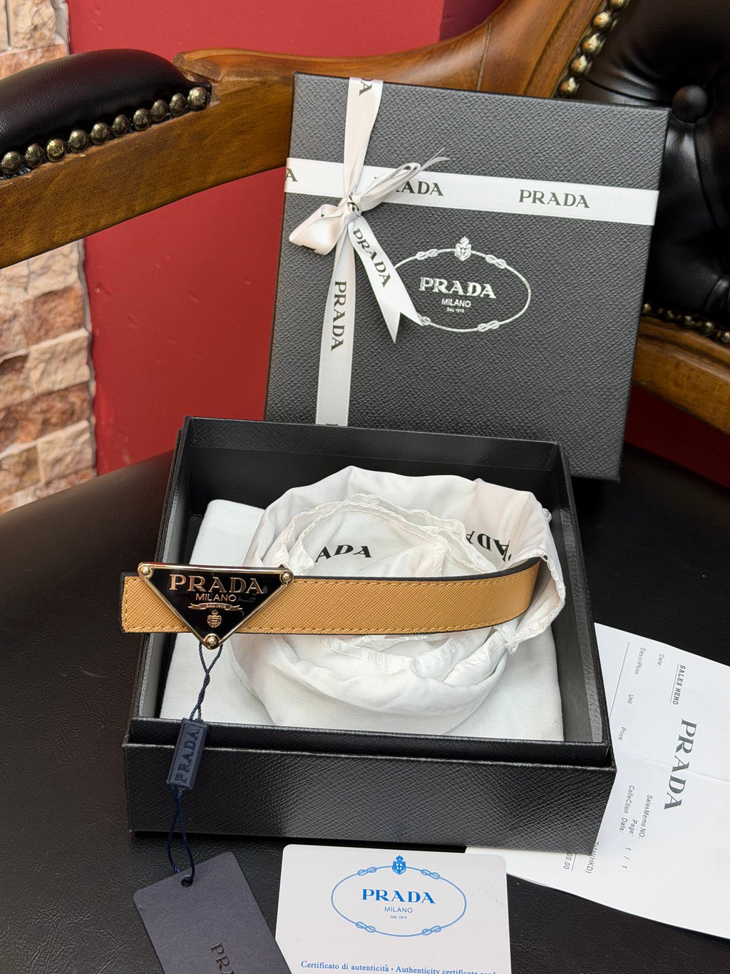 Prada İthal Kemer 2,3 cm