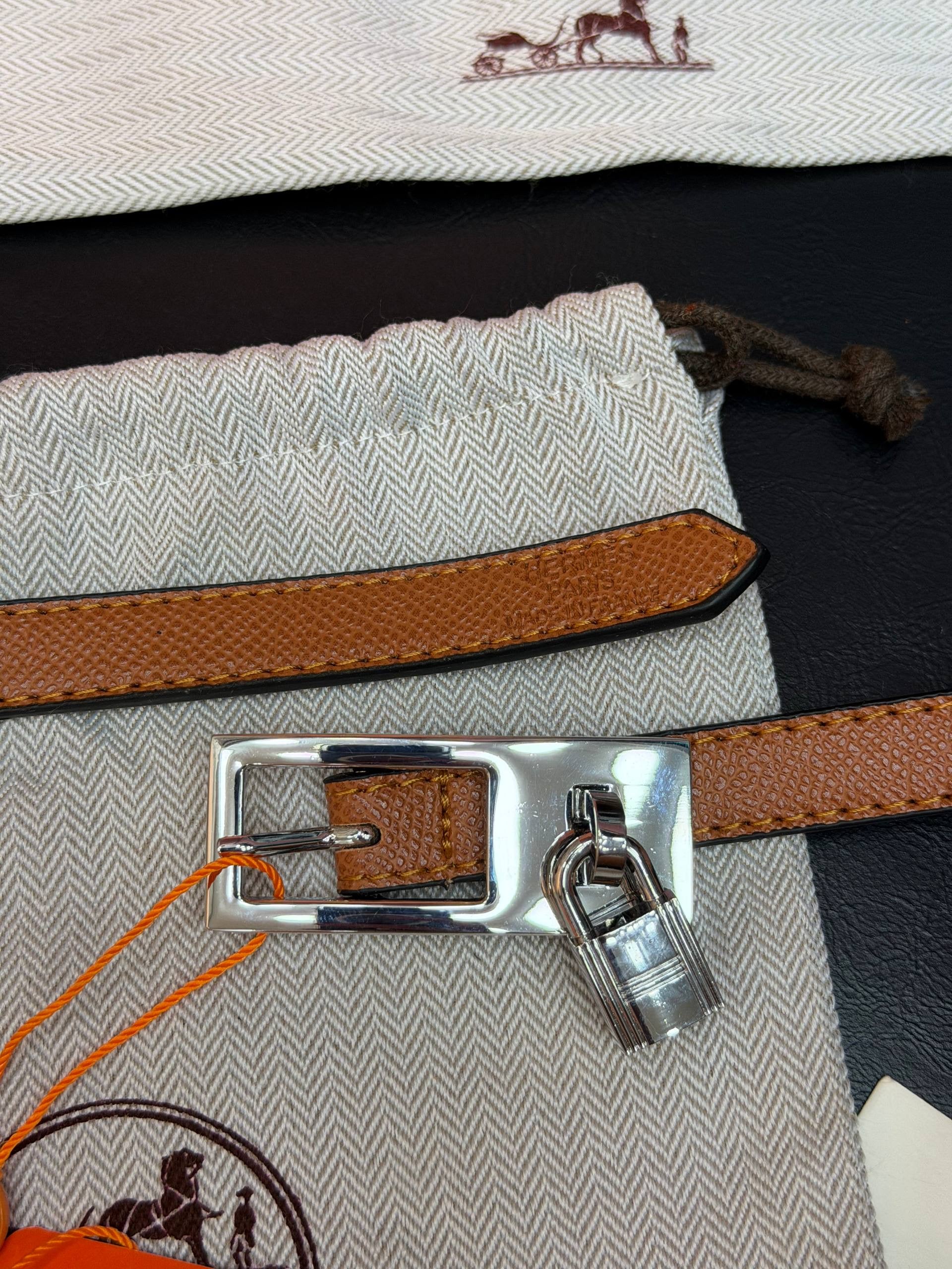 Hermes İthal Kemer Silver Aksesuar 1.7 cm