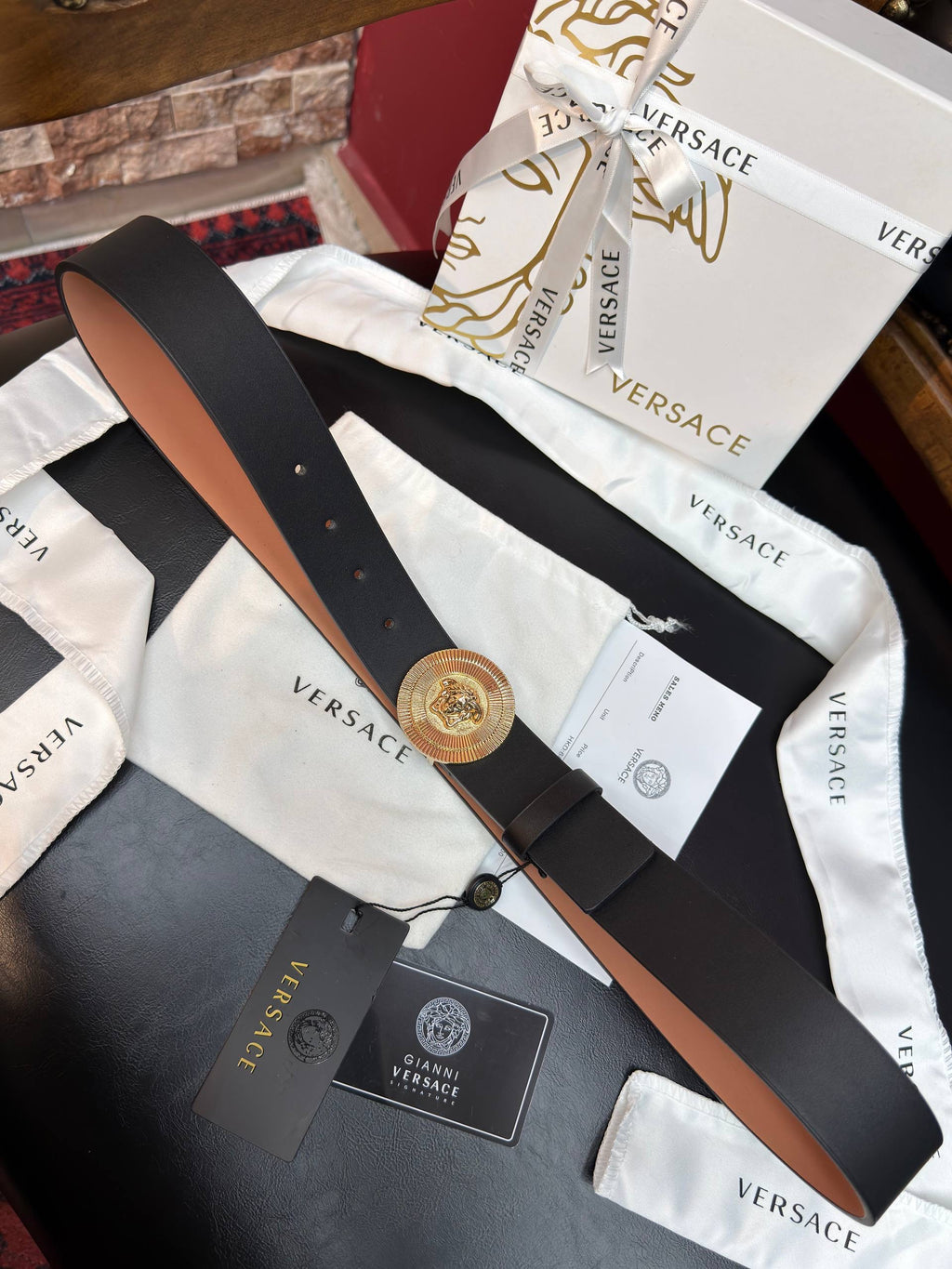 Versace İthal Kemer 3,7 cm