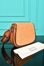 GUCCI - Horsebit Shoulder Bag in Leather (4 Renk)
