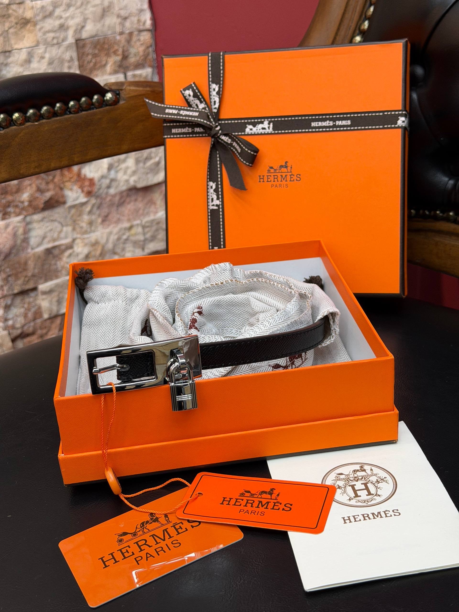 Hermes İthal Kemer Silver Aksesuar 1.7 cm