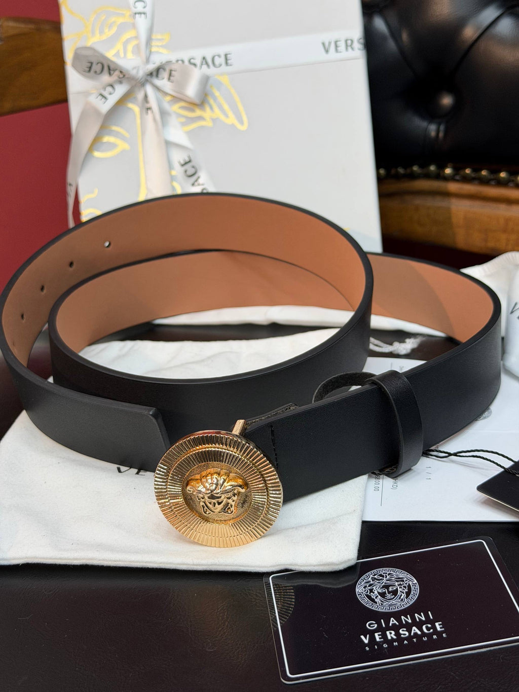 Versace İthal Kemer 3,7 cm