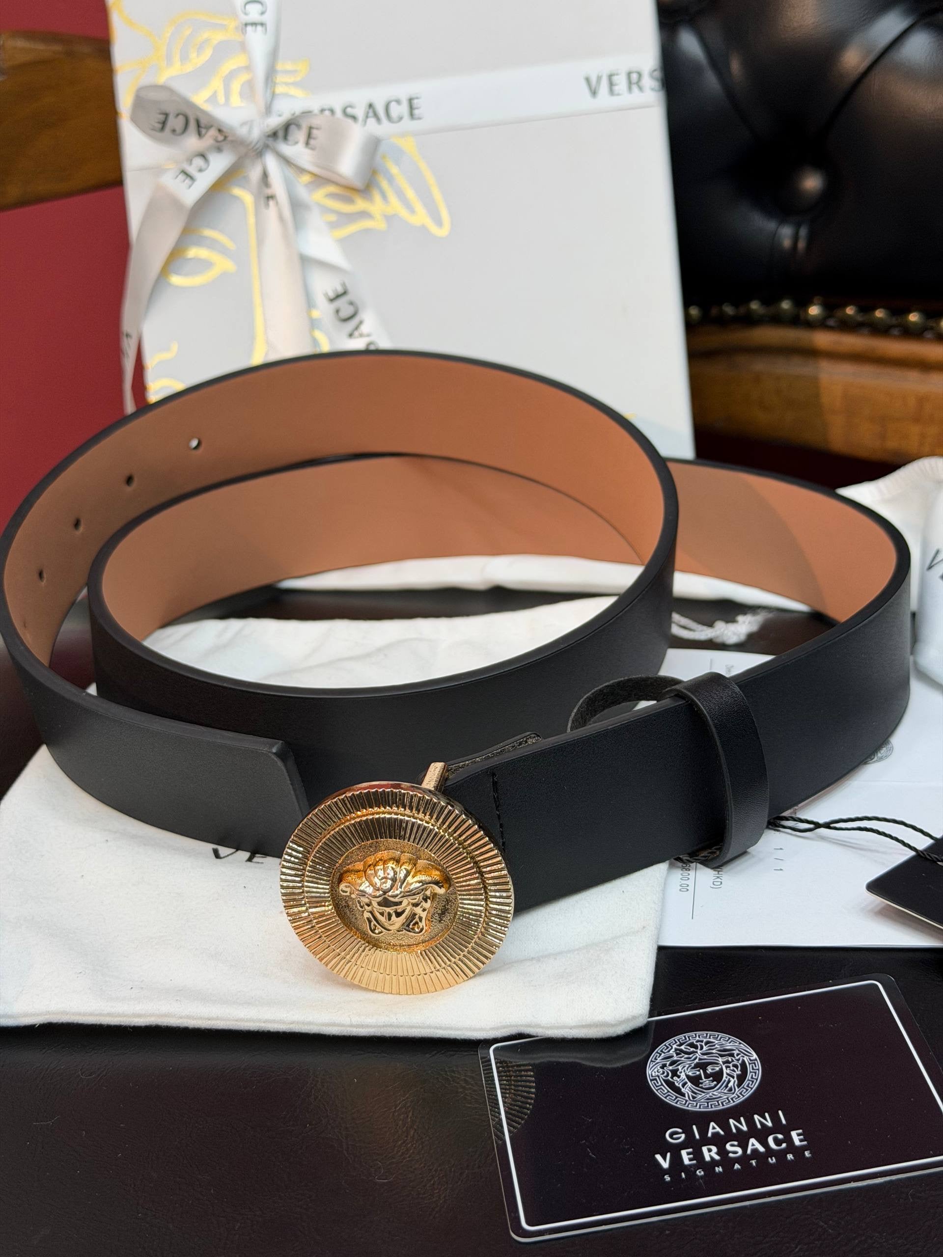 Versace İthal Kemer 3,7 cm