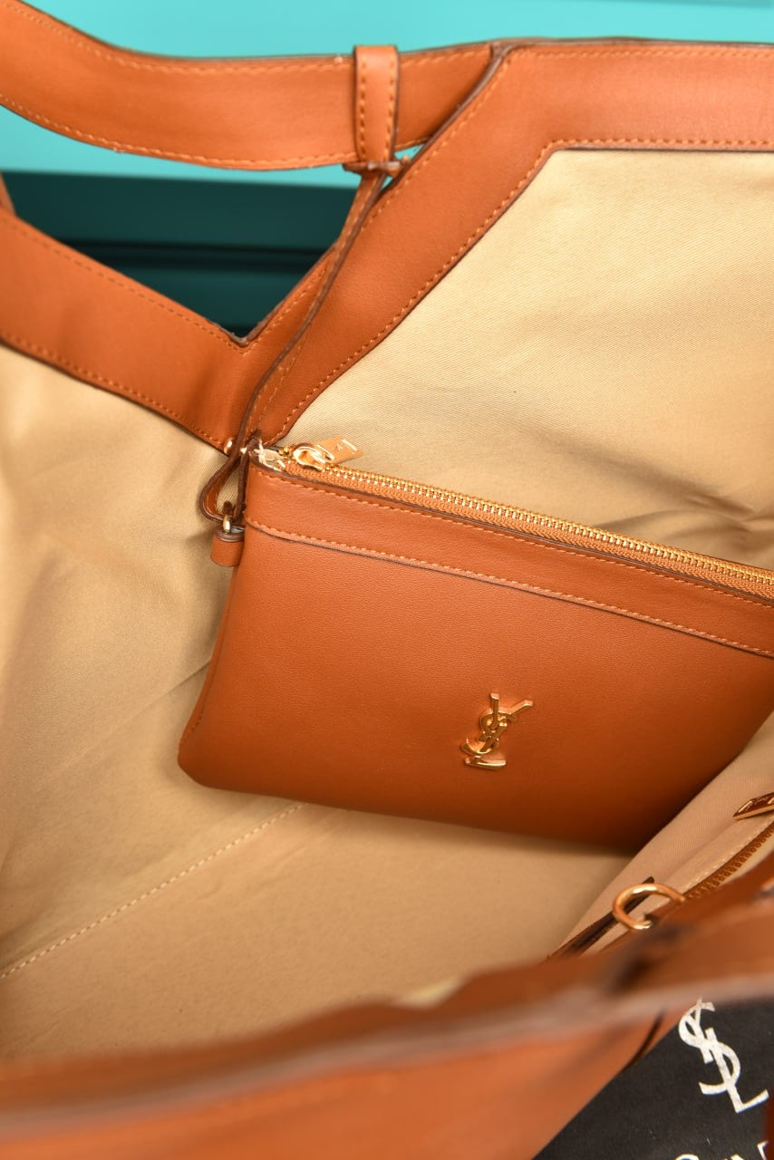 YVES SAINT LAURENT- Y Tote in Leather Bag (4 Renk)