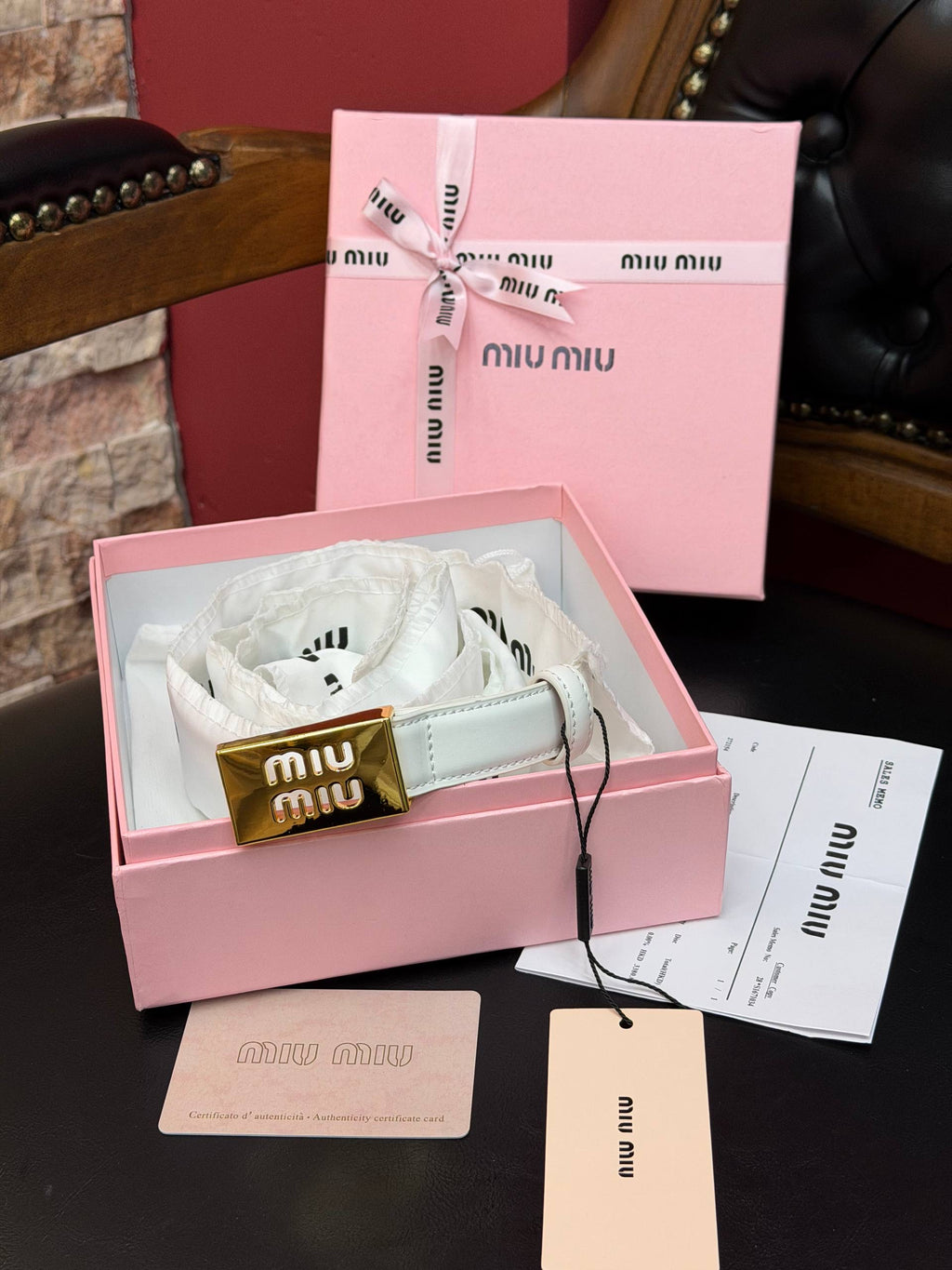 MiuMiu İthal Kemer 2,5 cm
