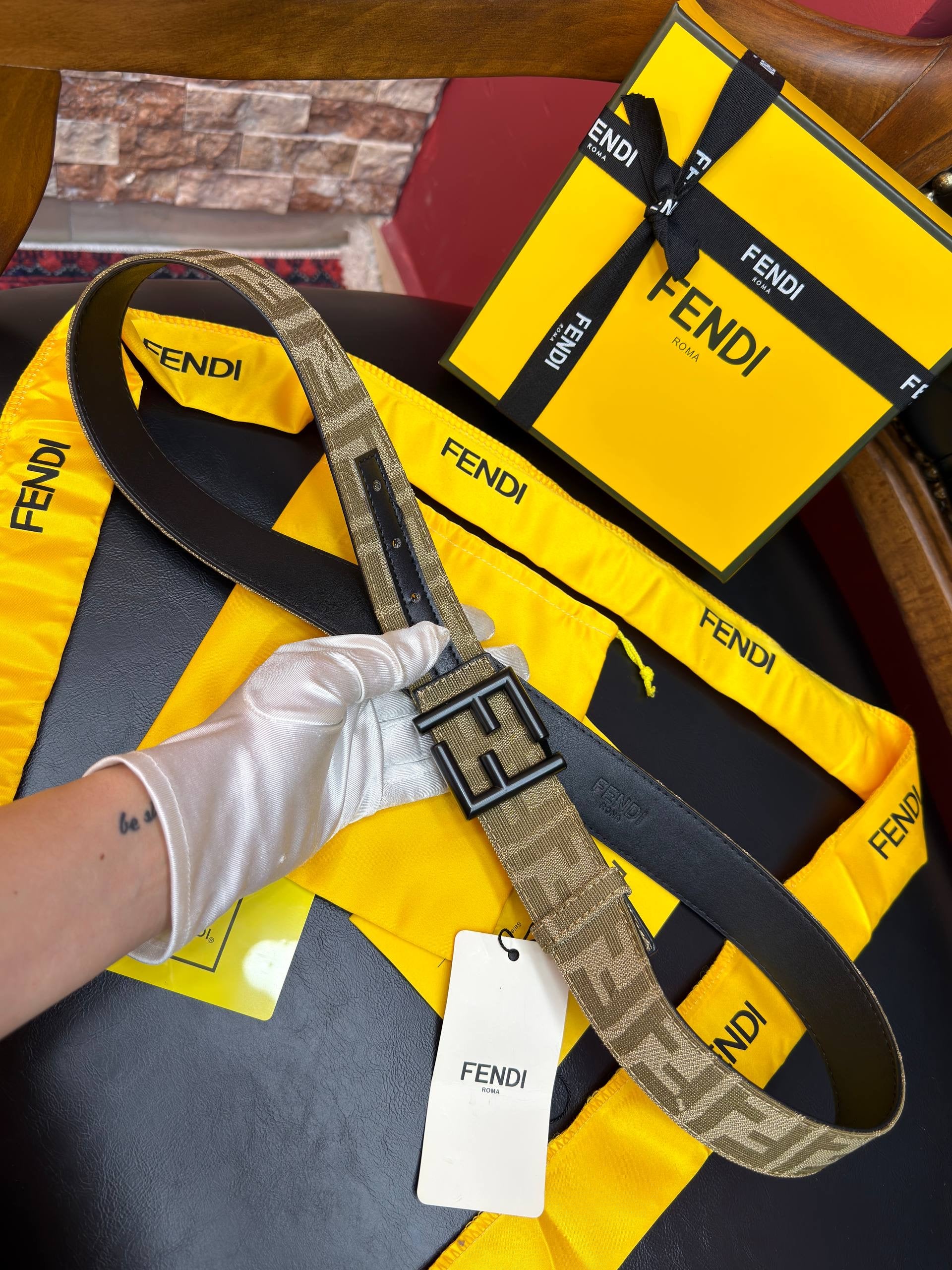 Fendi İthal Kemer 3,7 cm