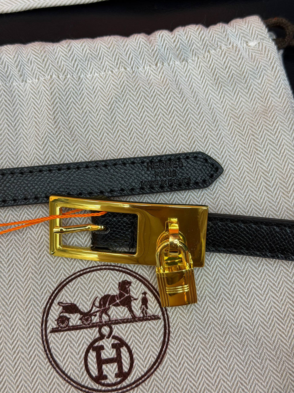 Hermes İthal Kemer Gold Aksesuar 1.7 cm