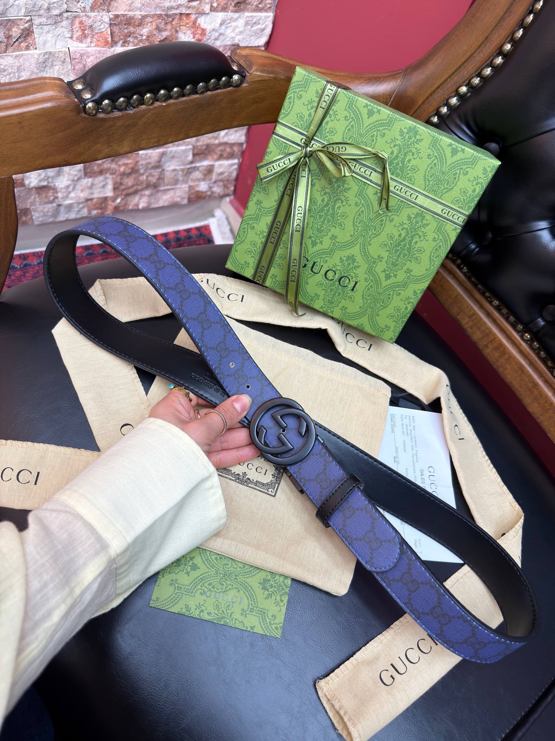 Gucci İthal Kemer 3,5 cm