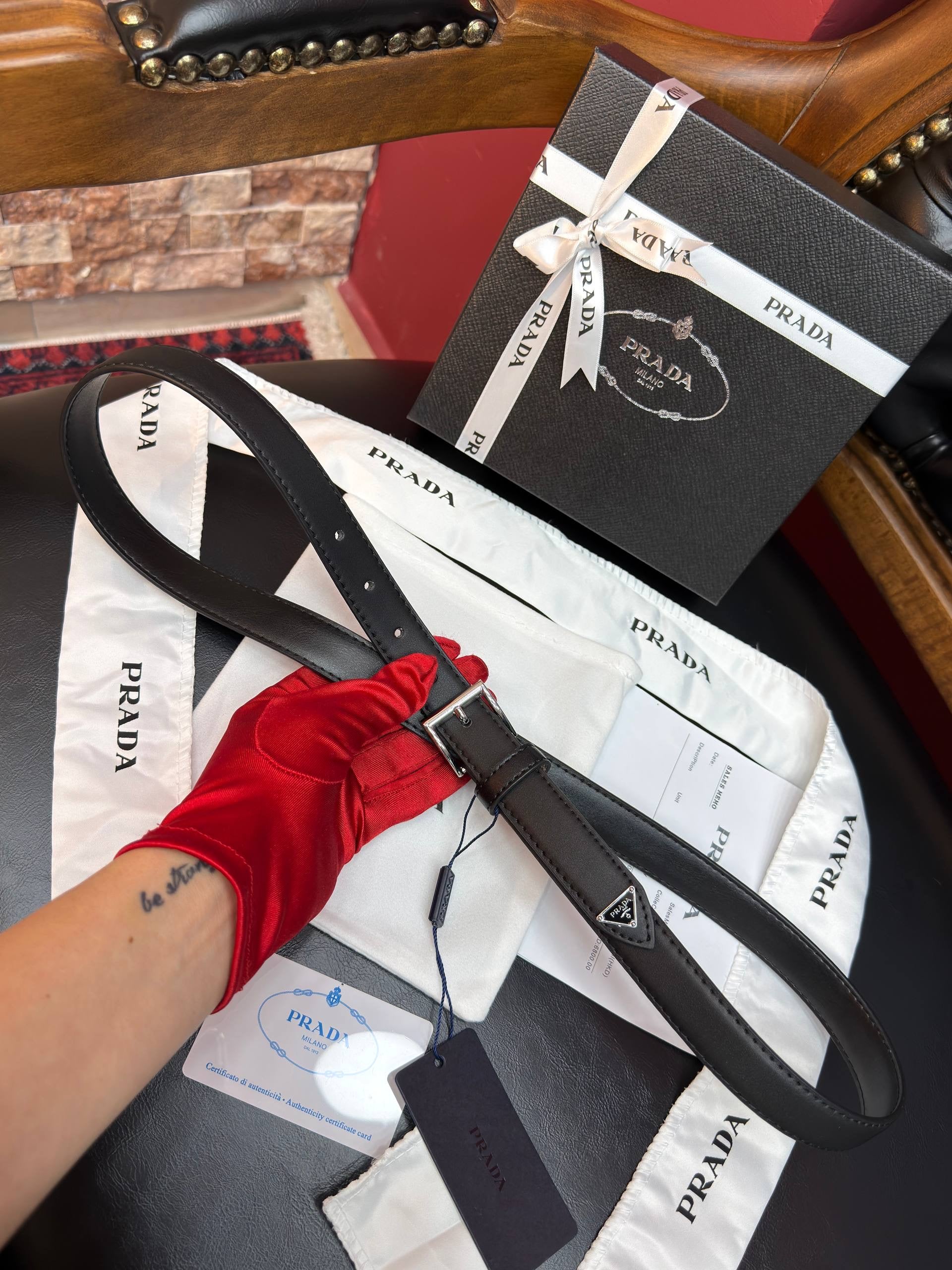 Prada İthal Kemer 2,4 cm