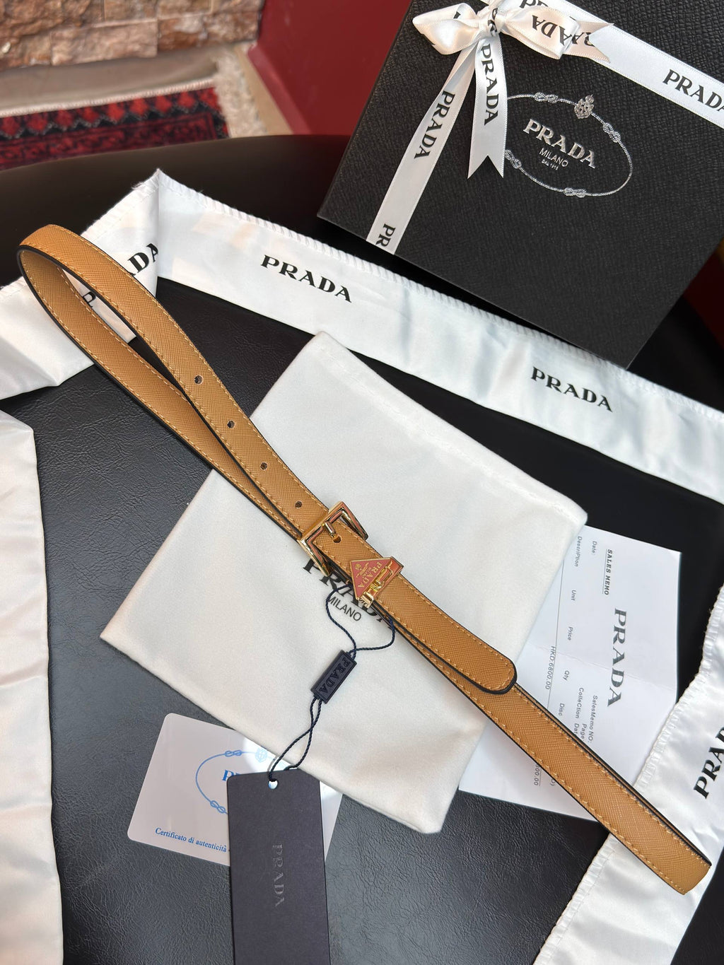 Prada İthal Kemer 1,9 cm
